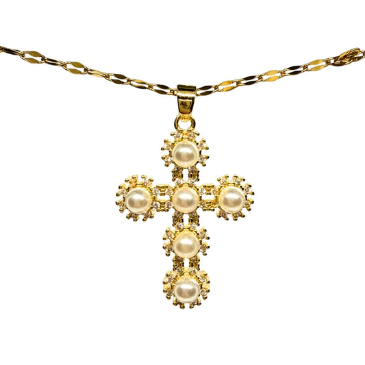 Necklace "Perlescent"
